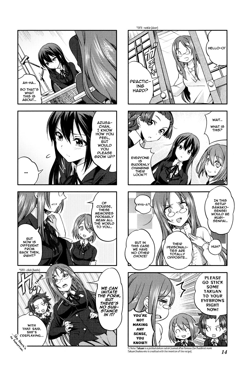 K-ON! Anthology Comic Chapter 4.1 page 6 - Vol.4 Chapter 1 : Kakyuusei (Underclassmen) by Sakayama Shinta
