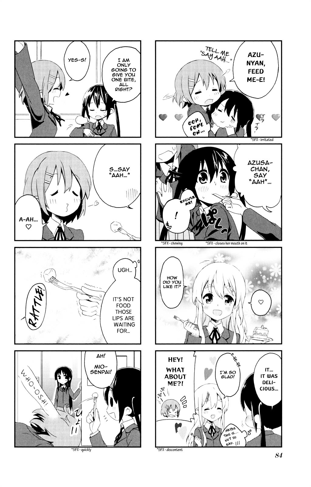 K-ON! Anthology Comic Chapter 4.10 page 6 - Vol.4 Chapter 10 : Kenka Suru Hodo…? (…enough to get into fights?) by Mitsuki Meia