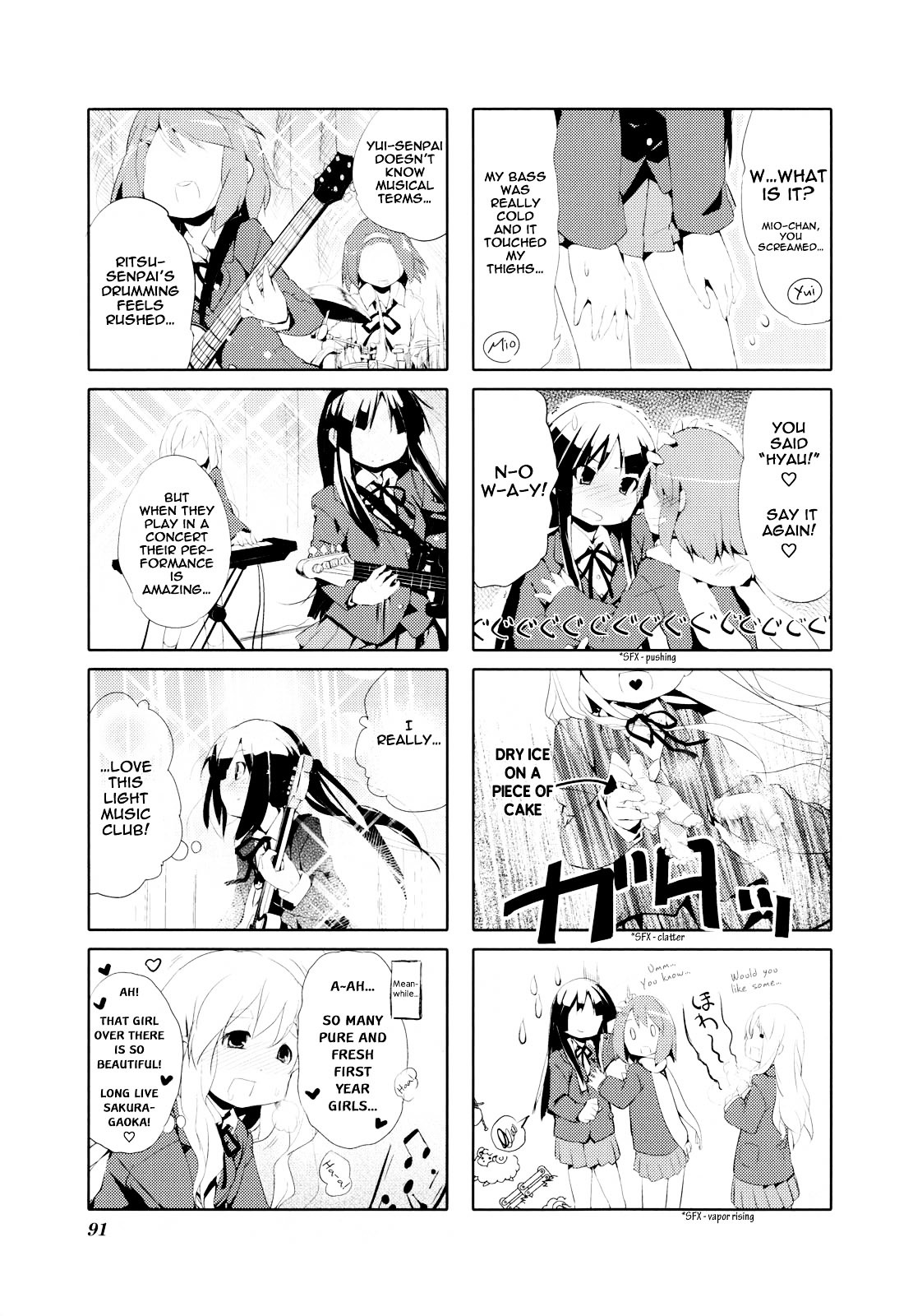 K-ON! Anthology Comic Chapter 4.12 page 2 - Vol.4 Chapter 12 : Hanaji Deyasui Keiongakubu (Nosebleed-Prone Light Music Club) by Kur...