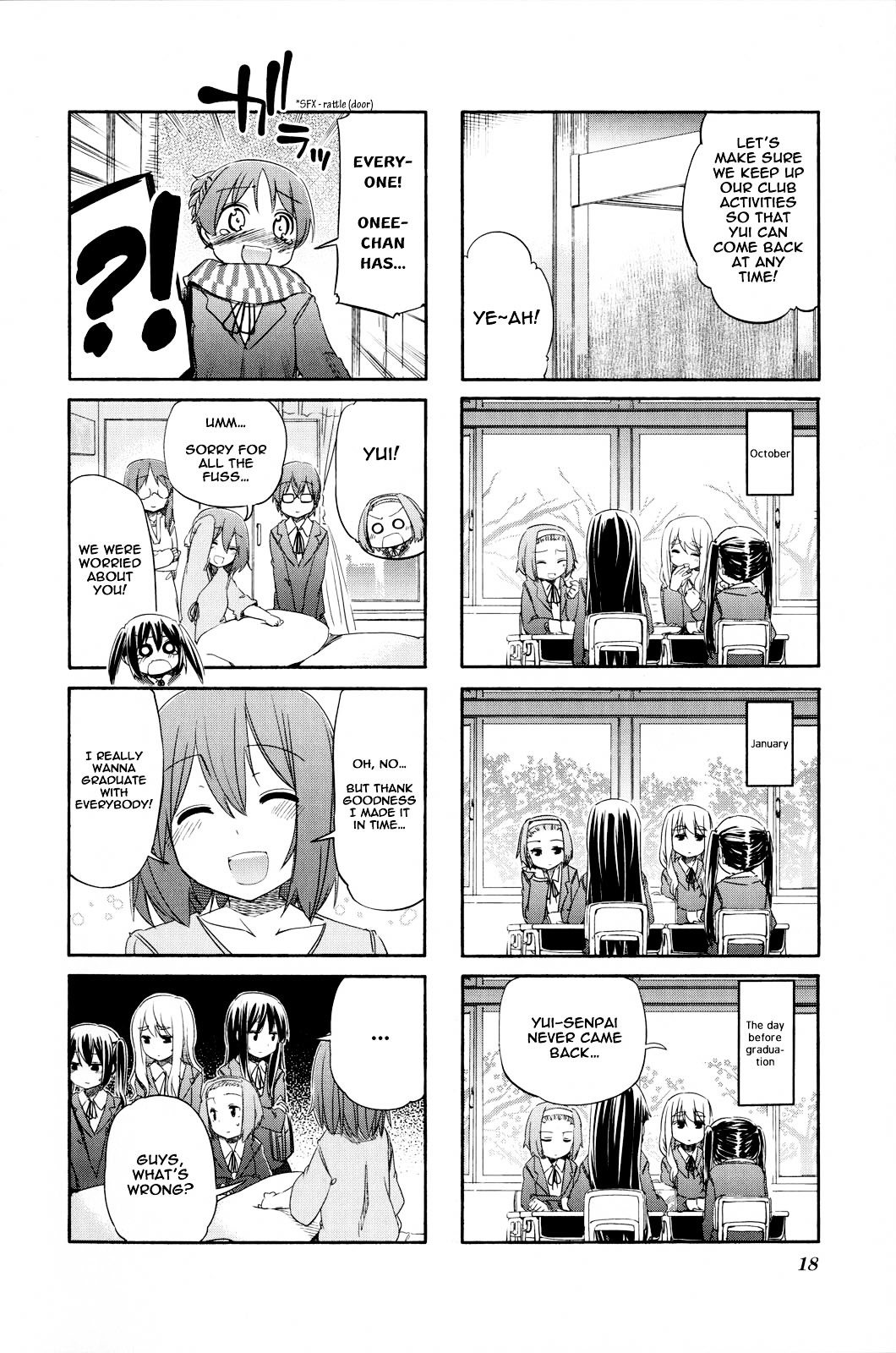 K-ON! Anthology Comic Chapter 4.2 page 2 - Vol.4 Chapter 2 : Sayonara / Good Bye! Yui Hirasawa by Hota