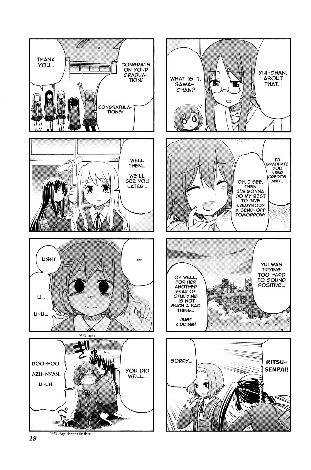 K-ON! Anthology Comic Chapter 4.2 page 3 - Vol.4 Chapter 2 : Sayonara / Good Bye! Yui Hirasawa by Hota
