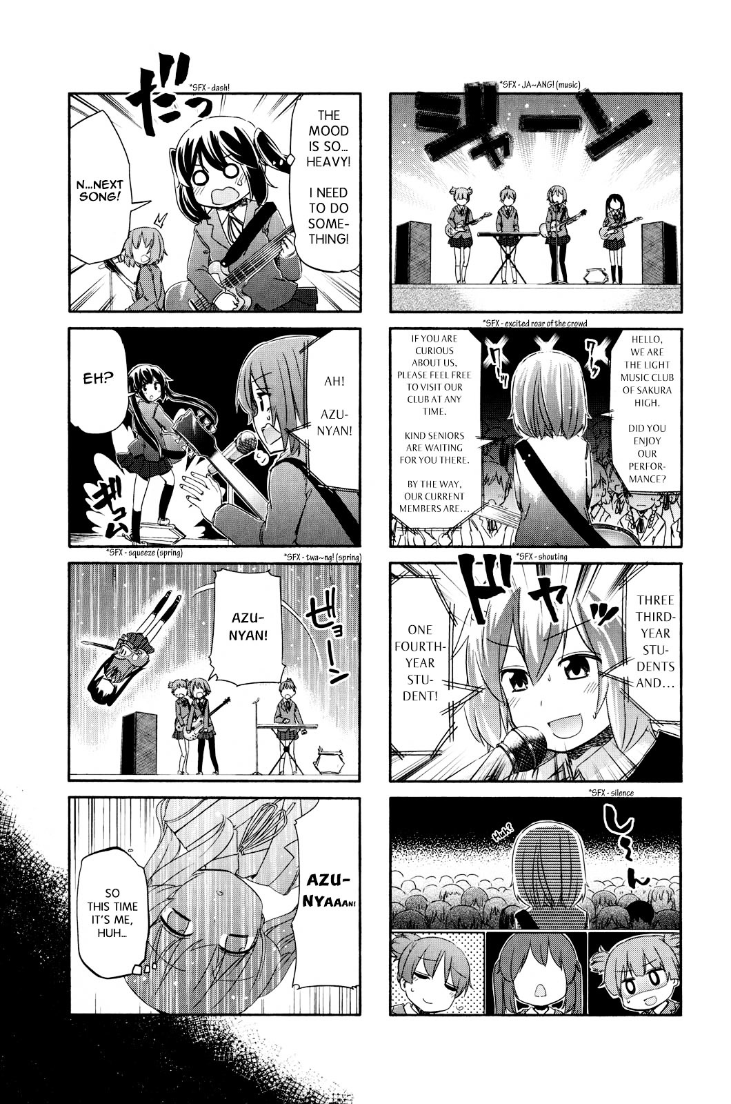 K-ON! Anthology Comic Chapter 4.2 page 7 - Vol.4 Chapter 2 : Sayonara / Good Bye! Yui Hirasawa by Hota