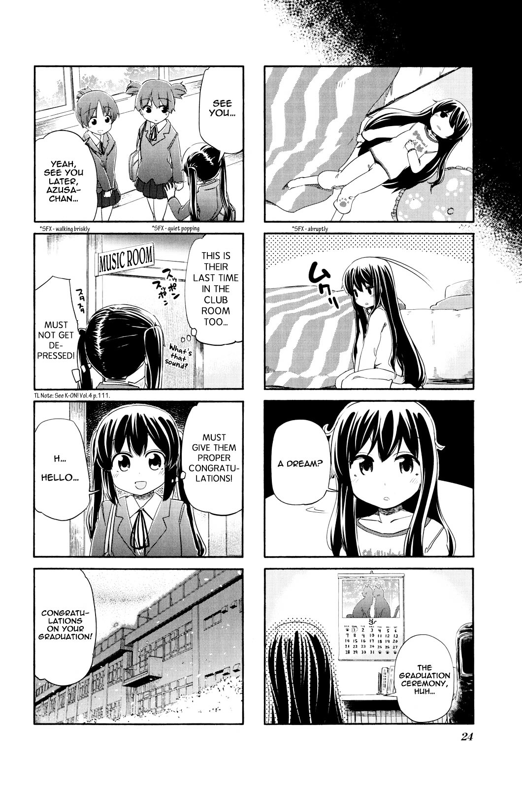 K-ON! Anthology Comic Chapter 4.2 page 8 - Vol.4 Chapter 2 : Sayonara / Good Bye! Yui Hirasawa by Hota