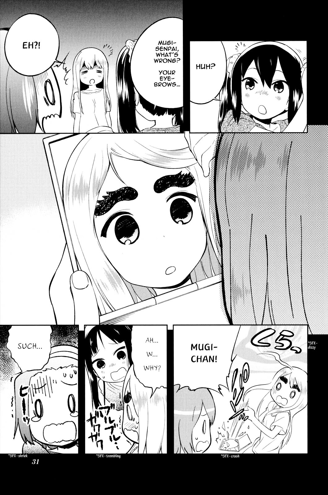 K-ON! Anthology Comic Chapter 4.3 page 7 - Vol.4 Chapter 3 : Gozen Zero Ji No Ricchan Keikaku (Ricchan's 12am Plan) by Mizu Asato