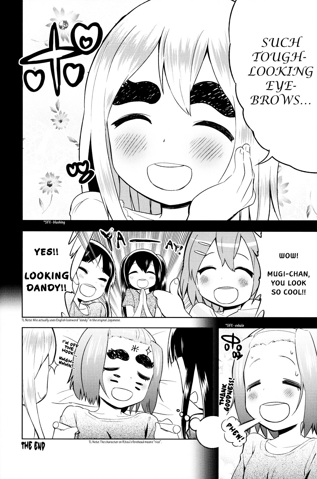K-ON! Anthology Comic Chapter 4.3 page 8 - Vol.4 Chapter 3 : Gozen Zero Ji No Ricchan Keikaku (Ricchan's 12am Plan) by Mizu Asato