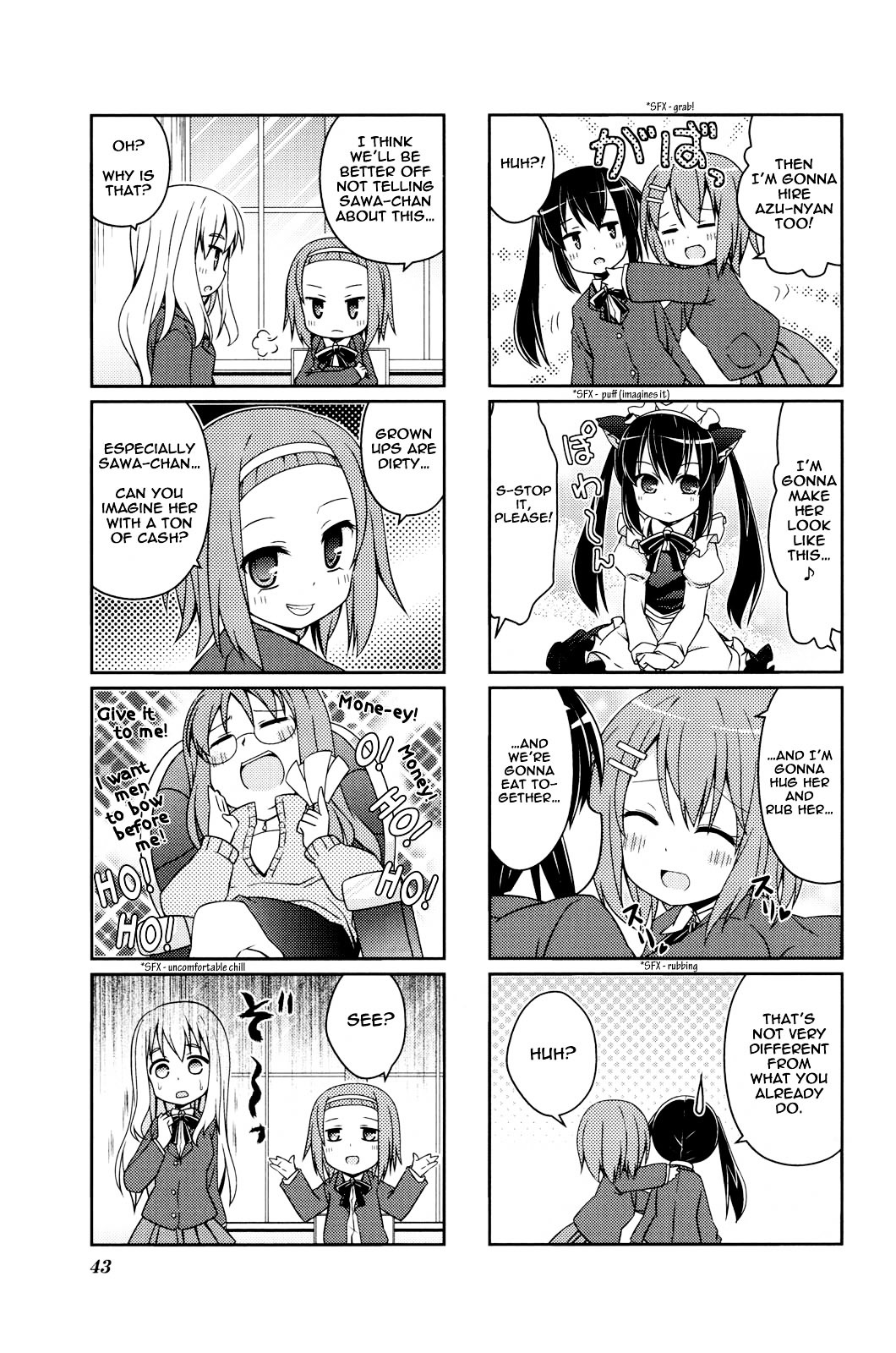 K-ON! Anthology Comic Chapter 4.5 page 3 - Vol.4 Chapter 5 : Doriimu Daisakusen (Operation Dream) by Rioshi