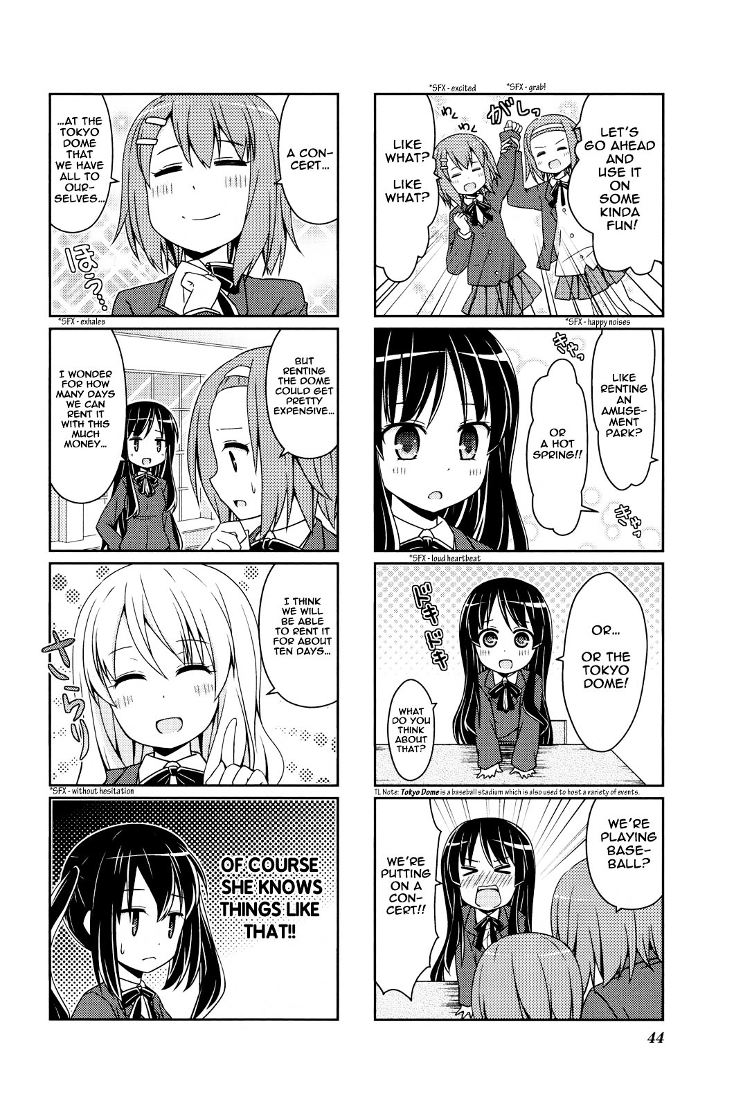 K-ON! Anthology Comic Chapter 4.5 page 4 - Vol.4 Chapter 5 : Doriimu Daisakusen (Operation Dream) by Rioshi