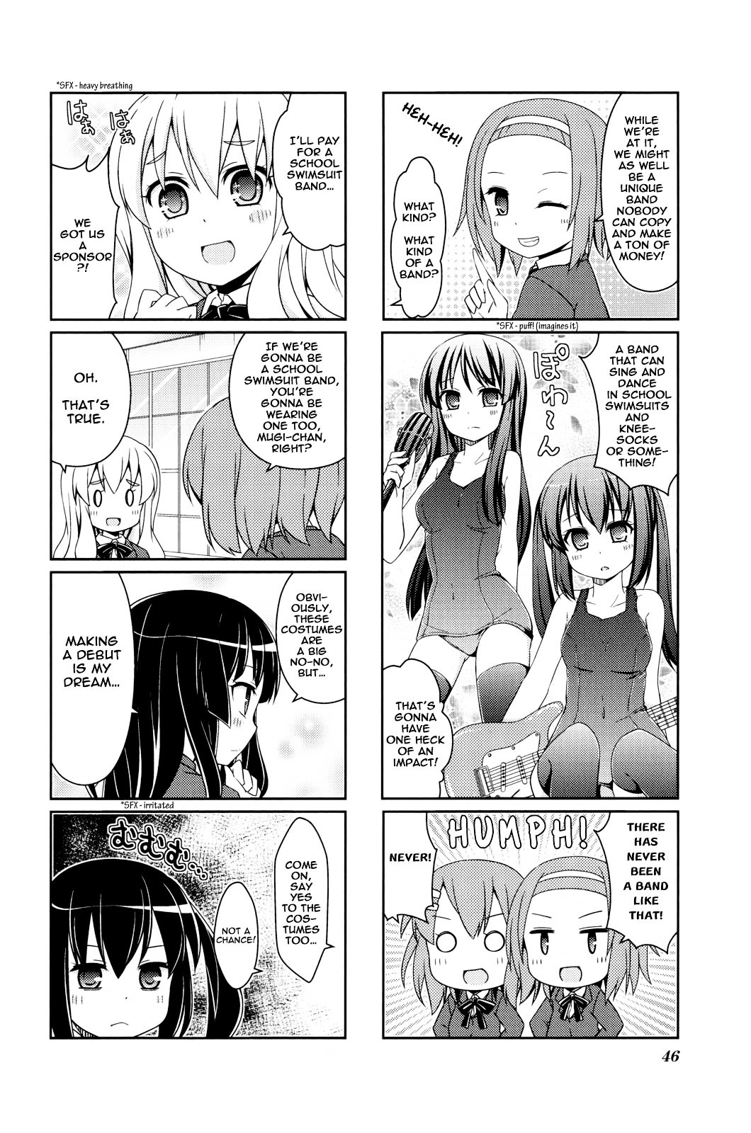 K-ON! Anthology Comic Chapter 4.5 page 6 - Vol.4 Chapter 5 : Doriimu Daisakusen (Operation Dream) by Rioshi