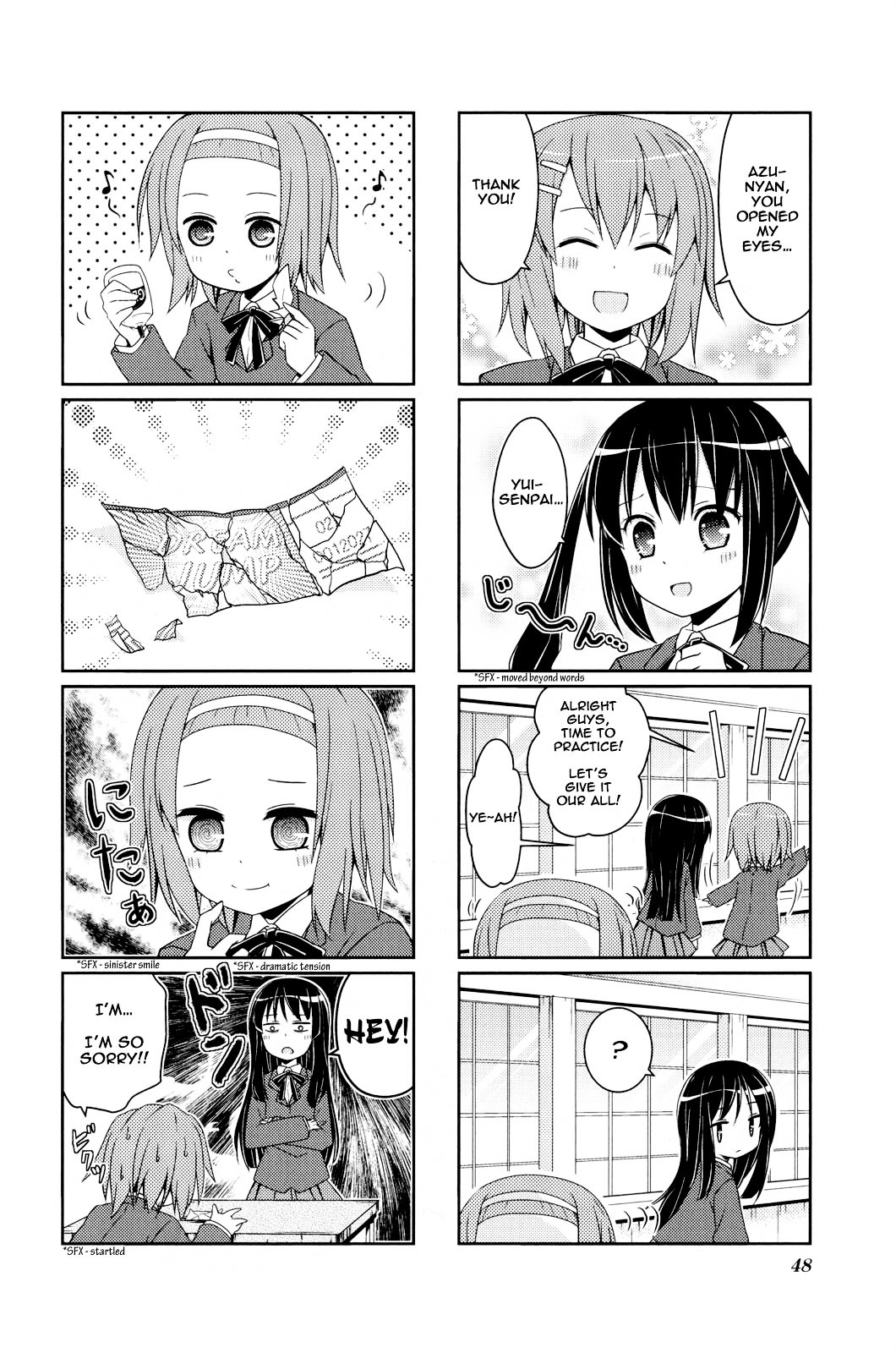 K-ON! Anthology Comic Chapter 4.5 page 8 - Vol.4 Chapter 5 : Doriimu Daisakusen (Operation Dream) by Rioshi