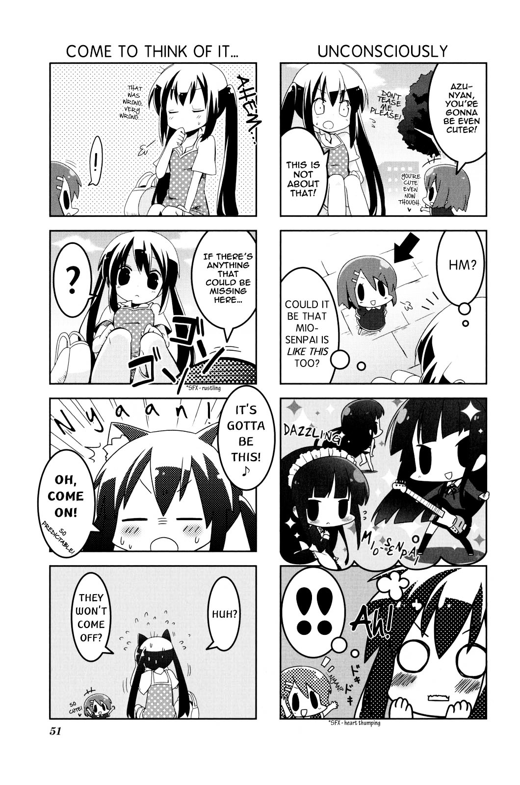 K-ON! Anthology Comic Chapter 4.6 page 3 - Vol.4 Chapter 6 : Azu-Nyan and Mysterious Yui-senpai by Yuzuki Gao