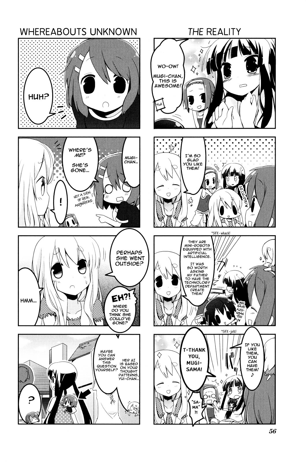 K-ON! Anthology Comic Chapter 4.6 page 8 - Vol.4 Chapter 6 : Azu-Nyan and Mysterious Yui-senpai by Yuzuki Gao