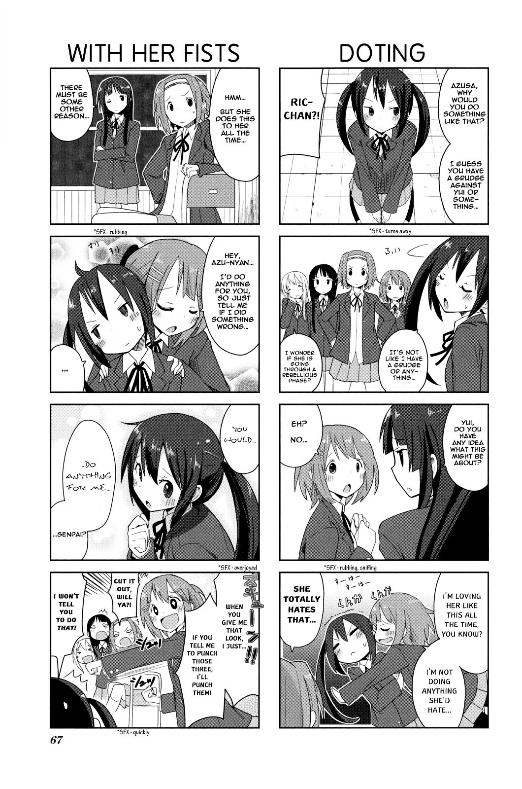 K-ON! Anthology Comic Chapter 4.8 page 3 - Vol.4 Chapter 8 : Azussan by Shiba Yuusuke
