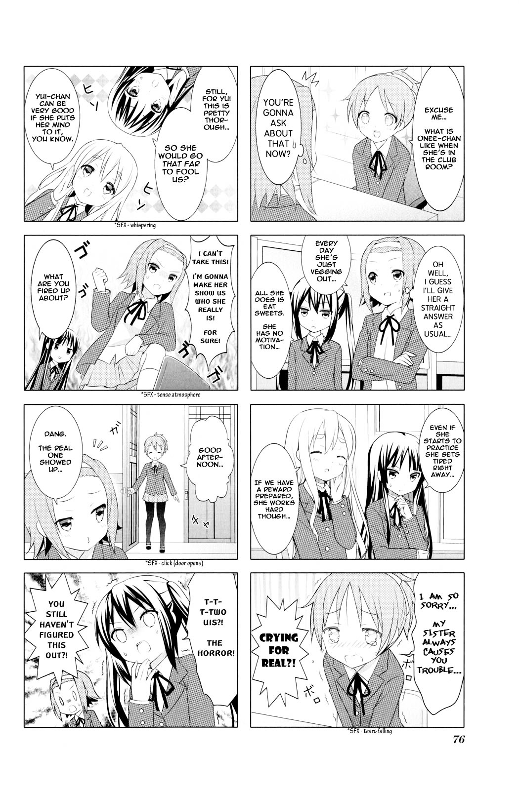 K-ON! Anthology Comic Chapter 4.9 page 4 - Vol.4 Chapter 9 : Hirasawa Sisters' Magnificent Scheme