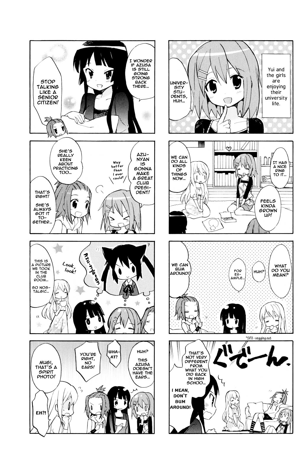 K-ON! Anthology Comic Chapter 5.1 page 3 - Vol.5 Chapter 1 : Houkago Wa Tsuzuku Yo (The Afterschool Goes On!) by Hara Yui