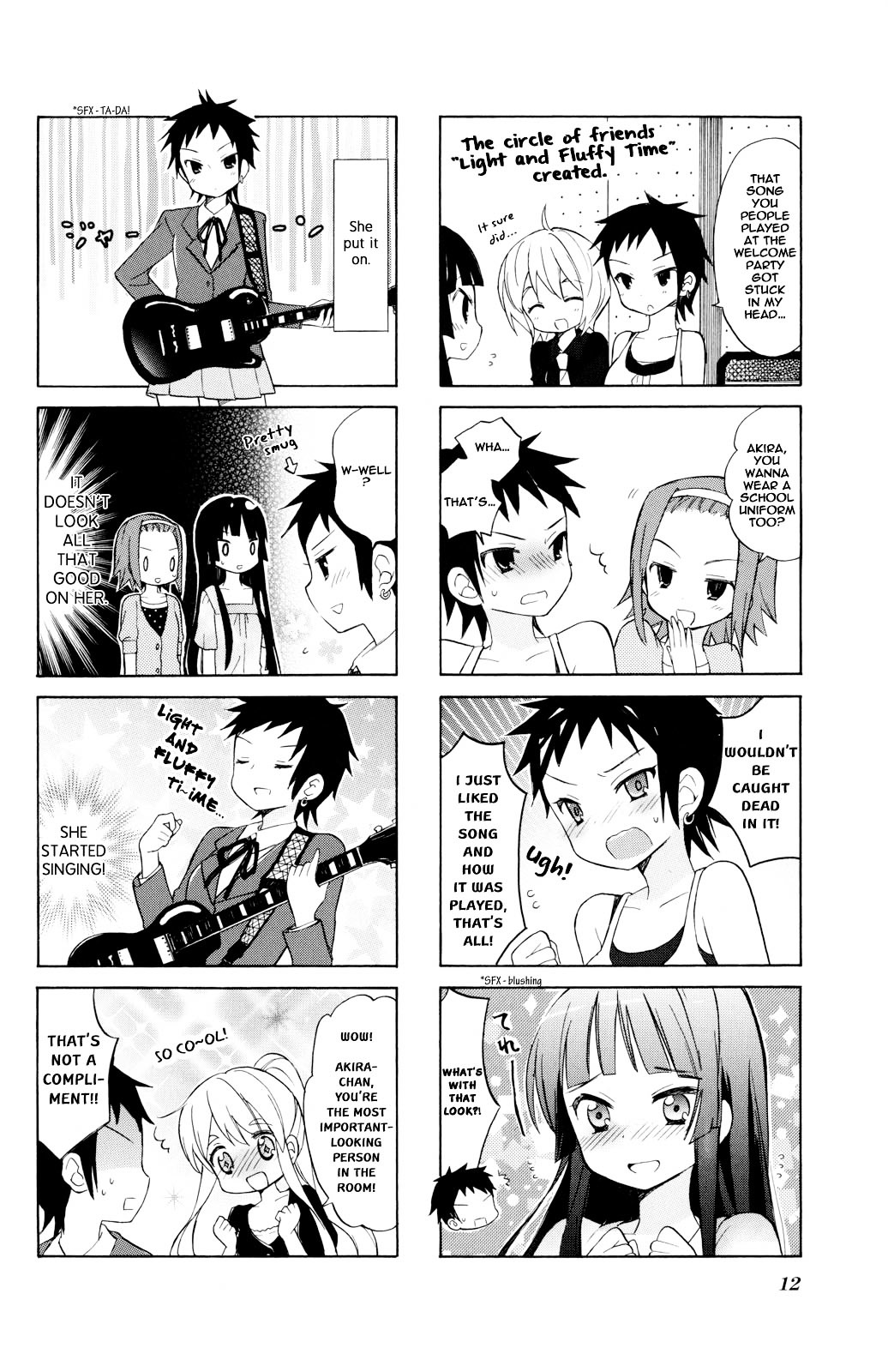 K-ON! Anthology Comic Chapter 5.1 page 4 - Vol.5 Chapter 1 : Houkago Wa Tsuzuku Yo (The Afterschool Goes On!) by Hara Yui