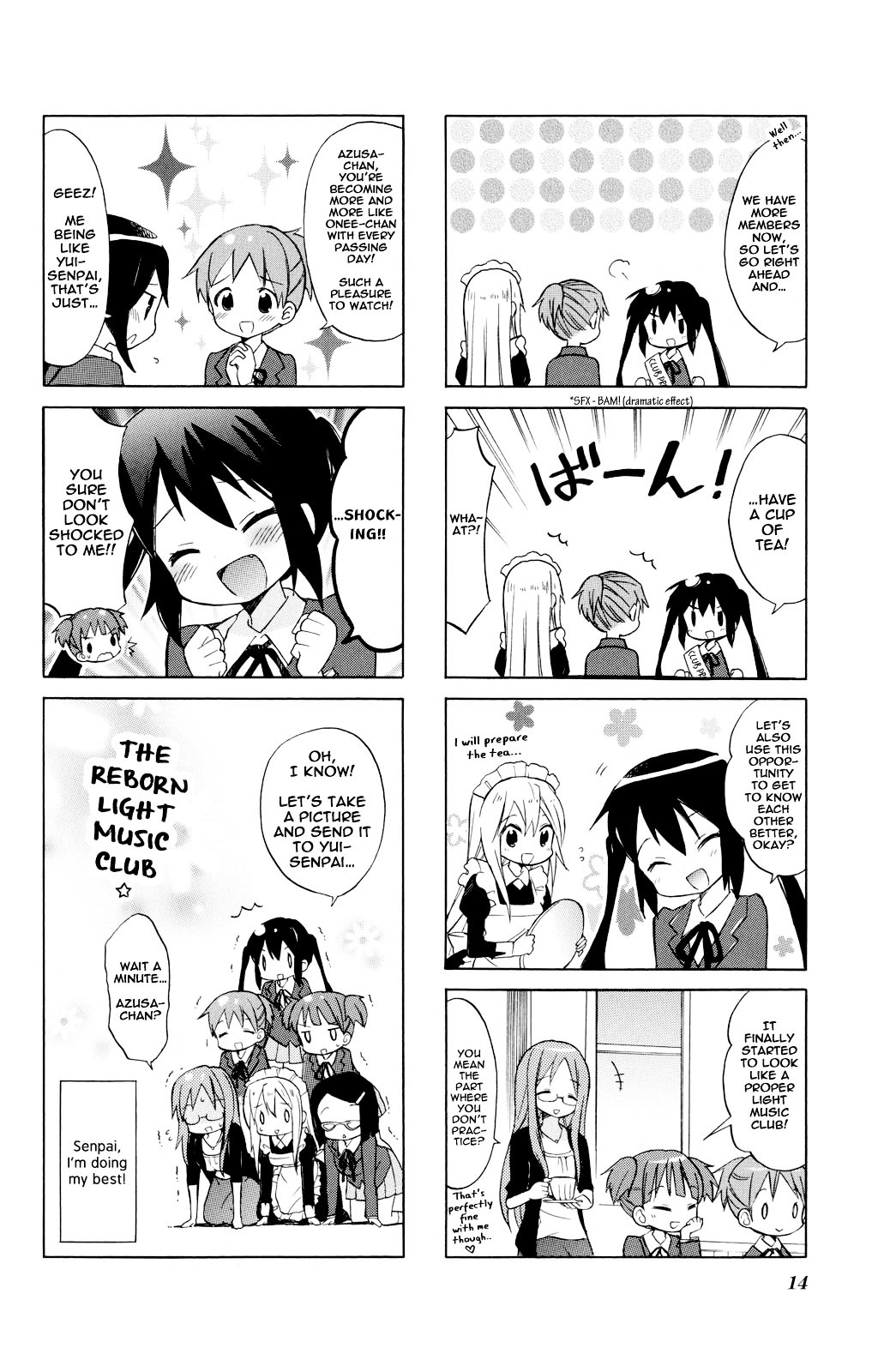 K-ON! Anthology Comic Chapter 5.1 page 6 - Vol.5 Chapter 1 : Houkago Wa Tsuzuku Yo (The Afterschool Goes On!) by Hara Yui