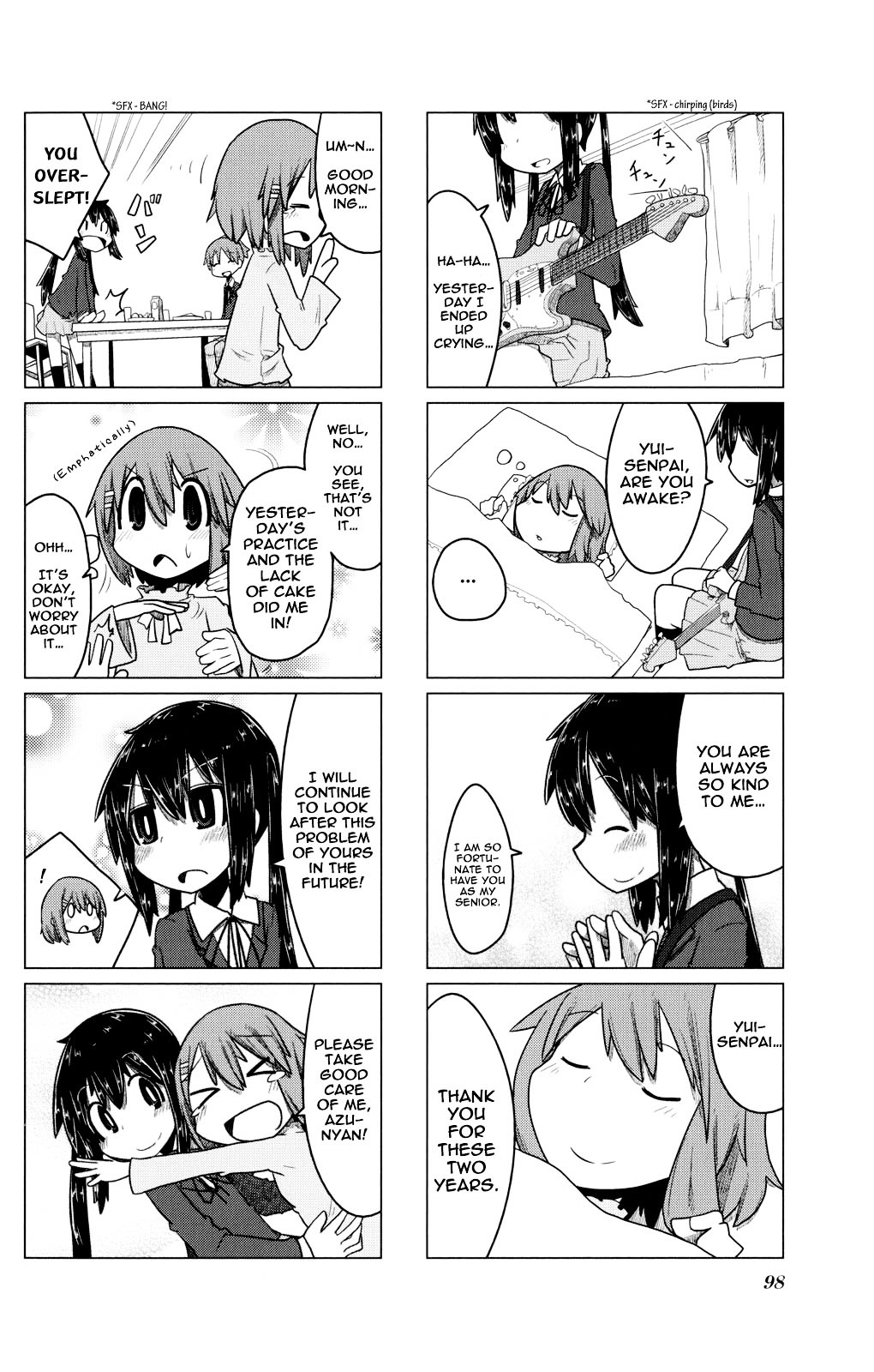 K-ON! Anthology Comic Chapter 5.12 page 8 - Vol.5 Chapter 12 : Azu No Ongaeshi (Azu Returns The Favor) by Kamonari