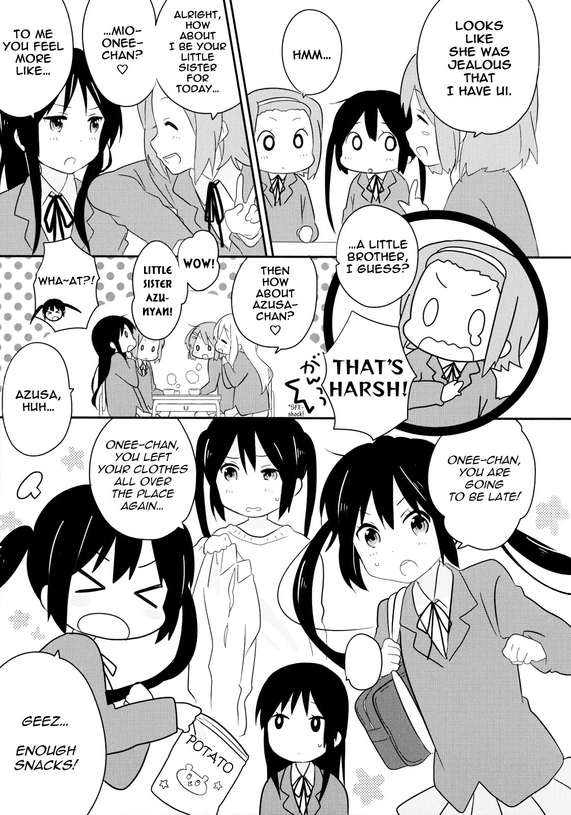 K-ON! Anthology Comic Chapter 5.13 page 5 - Vol.5 Chapter 13 : Imouto! (Little Sister!) by Nozomi