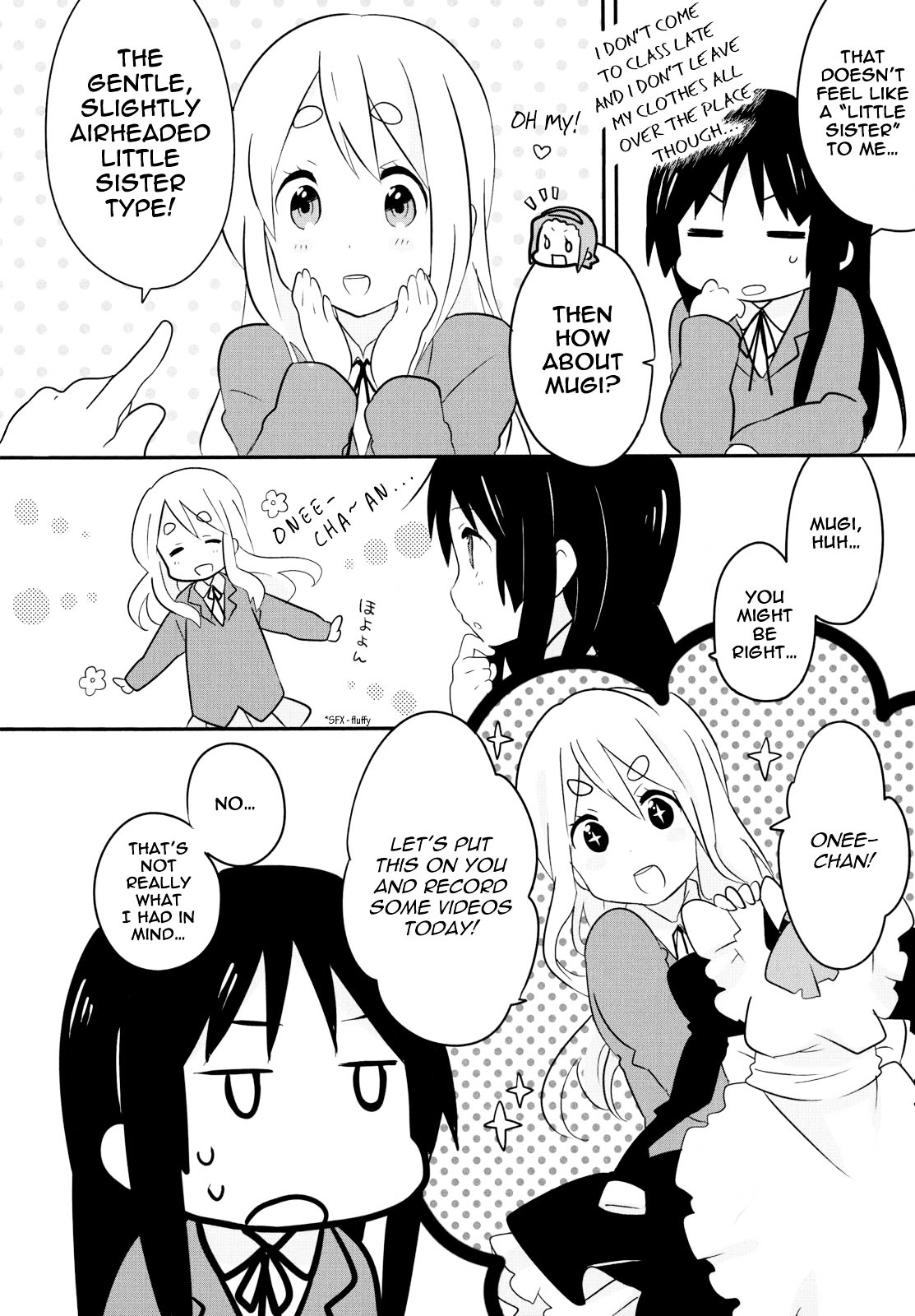 K-ON! Anthology Comic Chapter 5.13 page 6 - Vol.5 Chapter 13 : Imouto! (Little Sister!) by Nozomi
