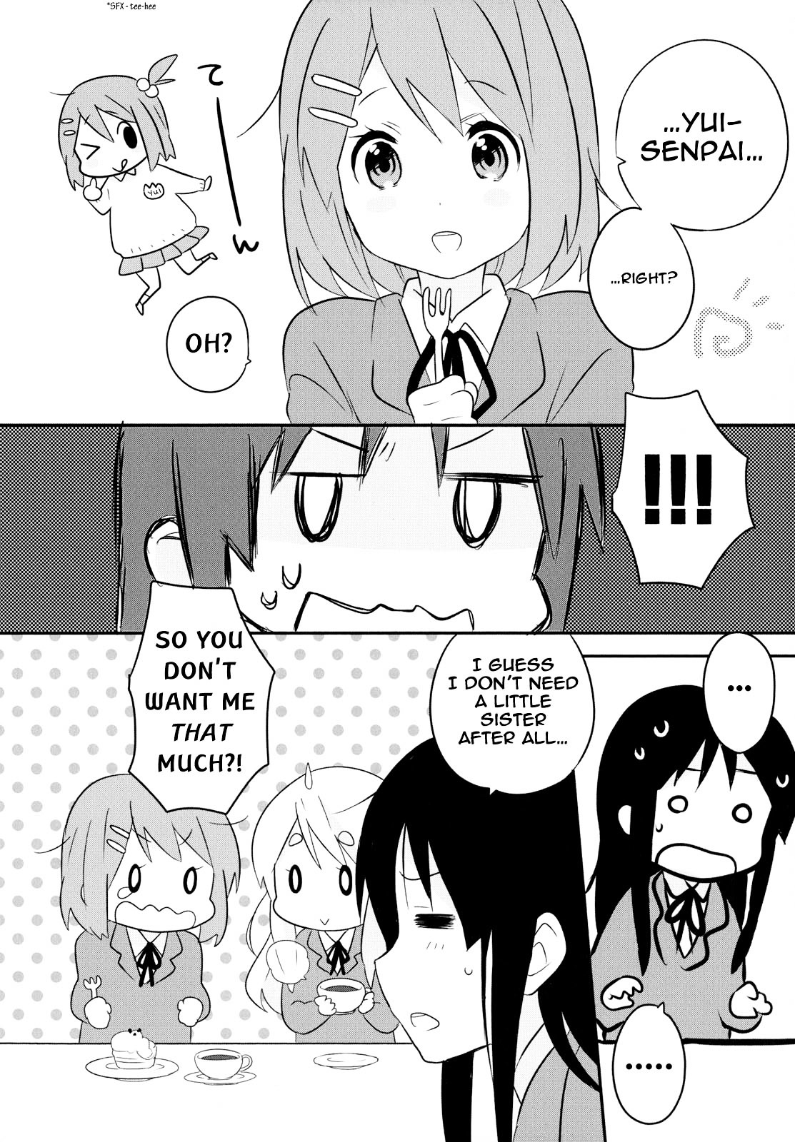 K-ON! Anthology Comic Chapter 5.13 page 8 - Vol.5 Chapter 13 : Imouto! (Little Sister!) by Nozomi