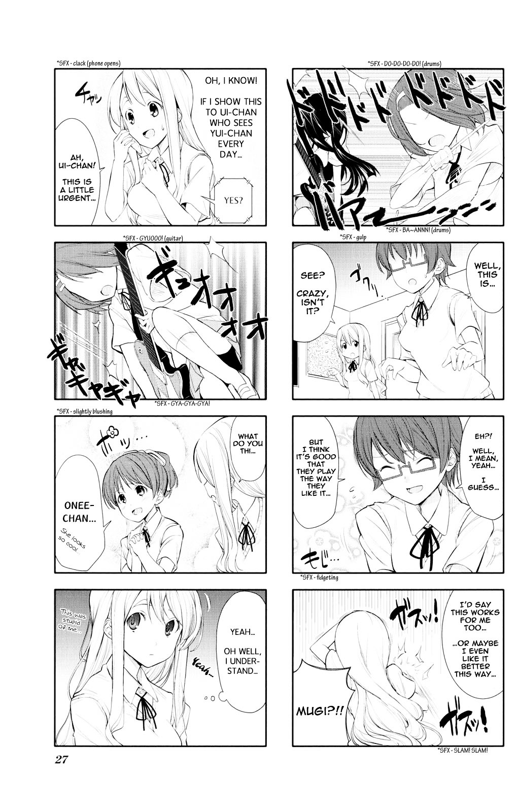 K-ON! Anthology Comic Chapter 5.3 page 5 - Vol.5 Chapter 3 : Go What Go What?! by Nishiuri Warito