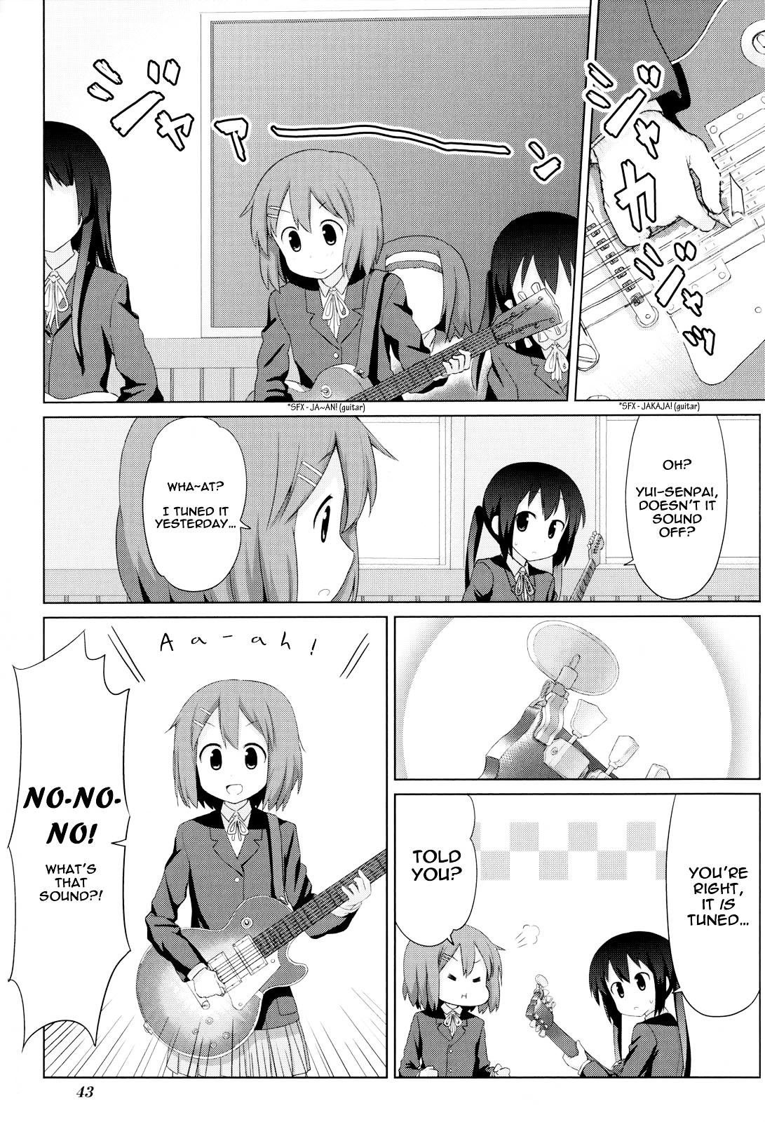 K-ON! Anthology Comic Chapter 5.5 page 5 - Vol.5 Chapter 5 : Guitar With You by Kinniku Tarou
