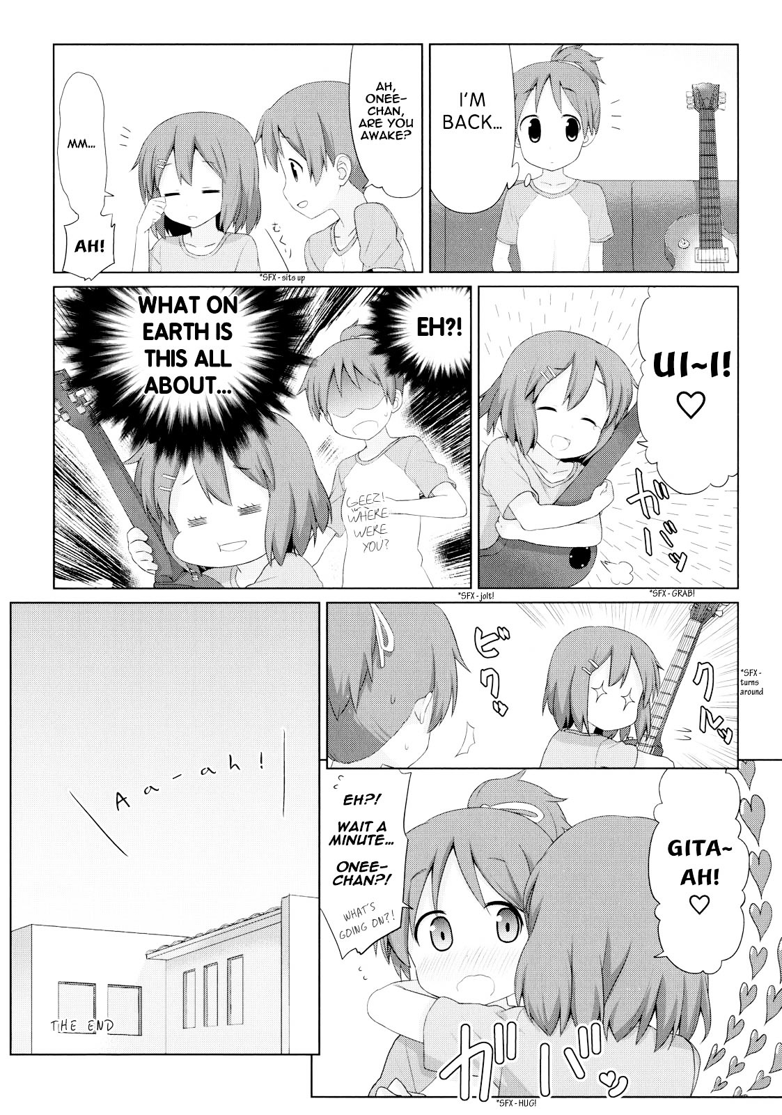 K-ON! Anthology Comic Chapter 5.5 page 8 - Vol.5 Chapter 5 : Guitar With You by Kinniku Tarou