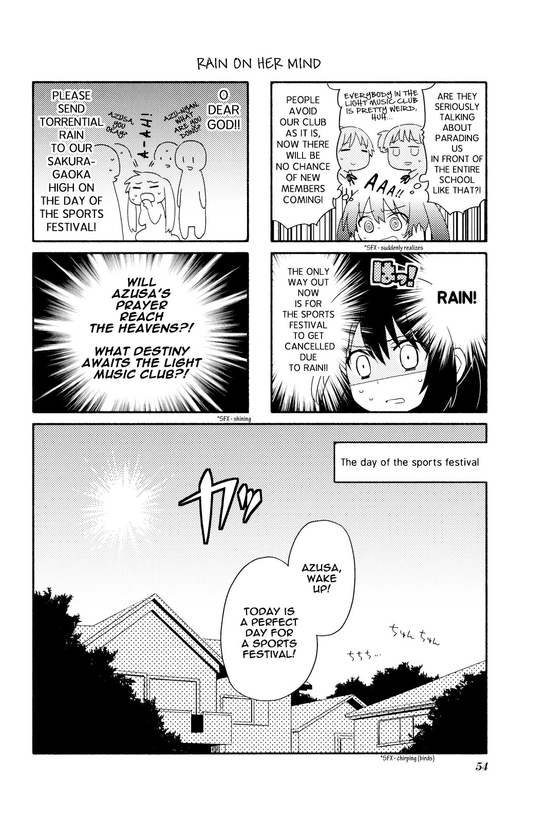 K-ON! Anthology Comic Chapter 5.6 page 8 - Vol.5 Chapter 6 : No Club Can Beat The Light Music Club!! by Arata Iri