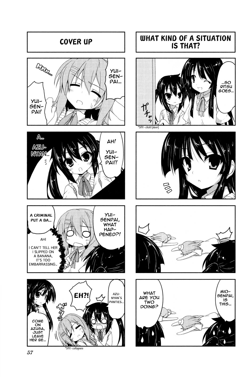 K-ON! Anthology Comic Chapter 5.7 page 3 - Vol.5 Chapter 7 : Houkago Jikenbo (Afterschool Case File) by Take Shinobu