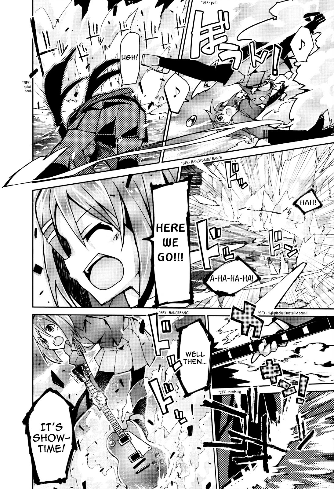 K-ON! Anthology Comic Chapter 5.8 page 4 - Vol.5 Chapter 8 : Sora Tobu Azusa (Flying Azusa) by Kounosu Satori