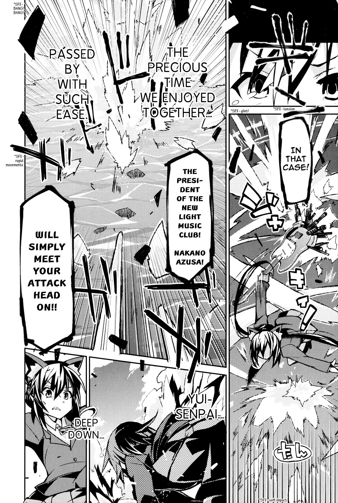 K-ON! Anthology Comic Chapter 5.8 page 6 - Vol.5 Chapter 8 : Sora Tobu Azusa (Flying Azusa) by Kounosu Satori