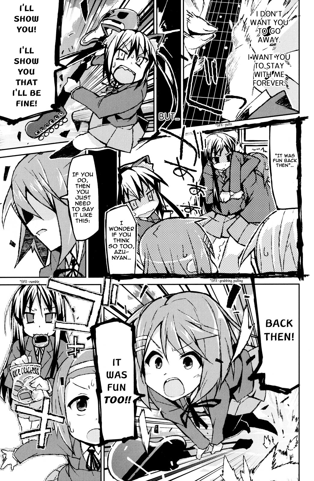 K-ON! Anthology Comic Chapter 5.8 page 7 - Vol.5 Chapter 8 : Sora Tobu Azusa (Flying Azusa) by Kounosu Satori