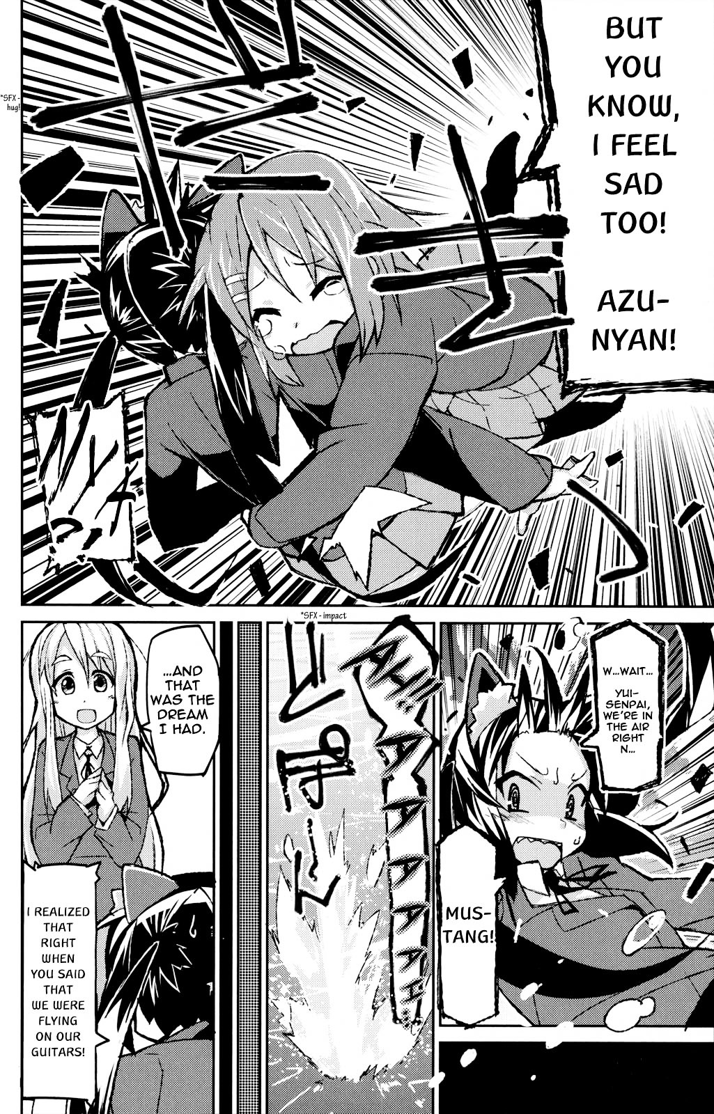 K-ON! Anthology Comic Chapter 5.8 page 8 - Vol.5 Chapter 8 : Sora Tobu Azusa (Flying Azusa) by Kounosu Satori