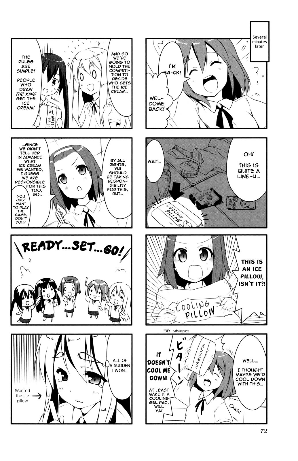K-ON! Anthology Comic Chapter 5.9 page 4 - Vol.5 Chapter 9 : Ousama Aisu (King's Ice Cream) by Usume Shirou