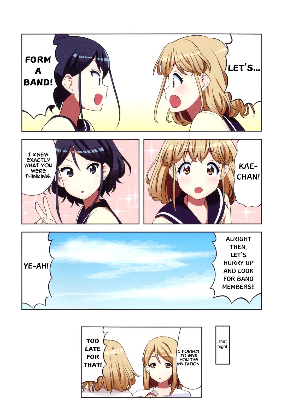 K-ON! Shuffle Chapter 0 page 6 - Chapter 0: Prologue