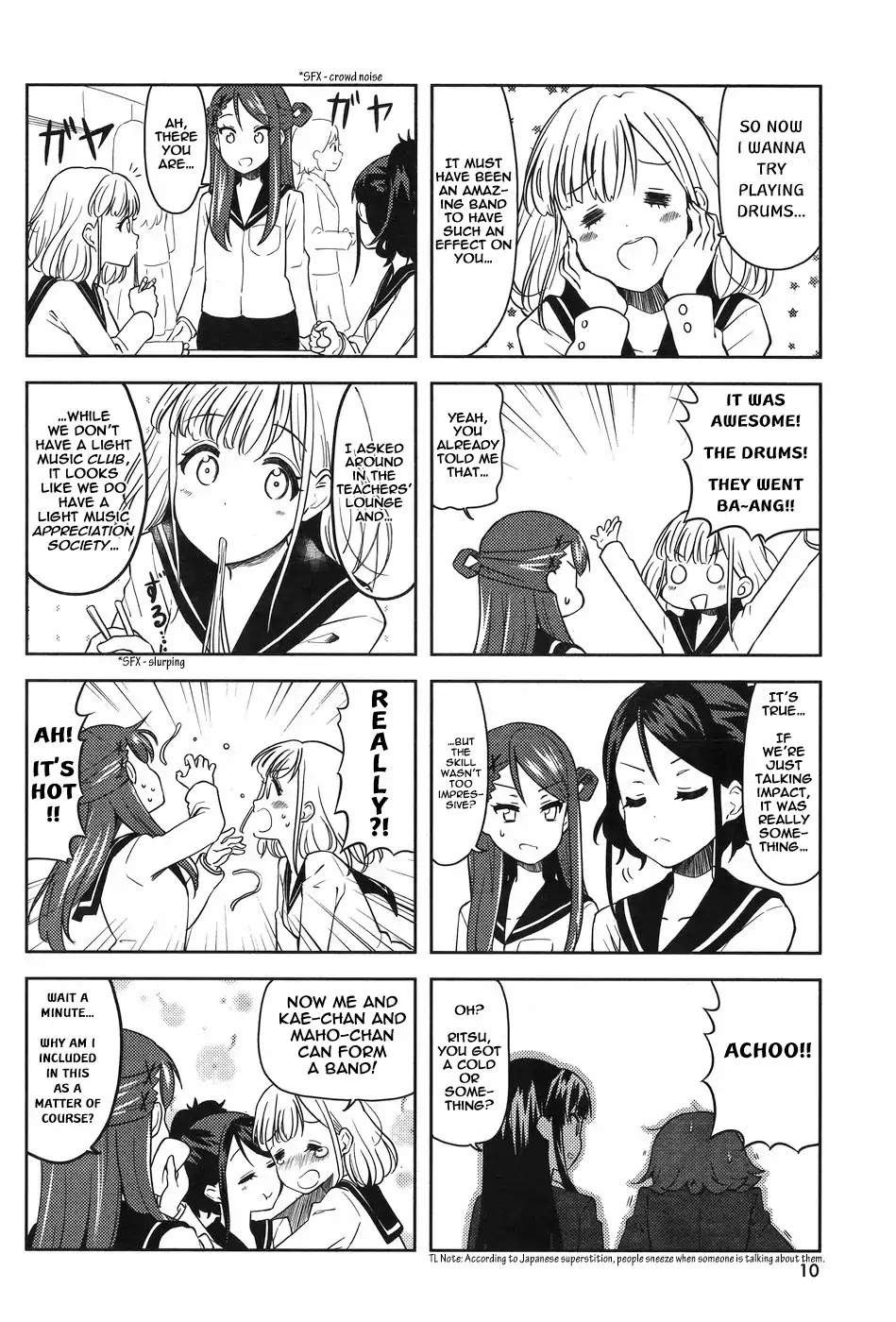 K-ON! Shuffle Chapter 1 page 4 - Chapter 1