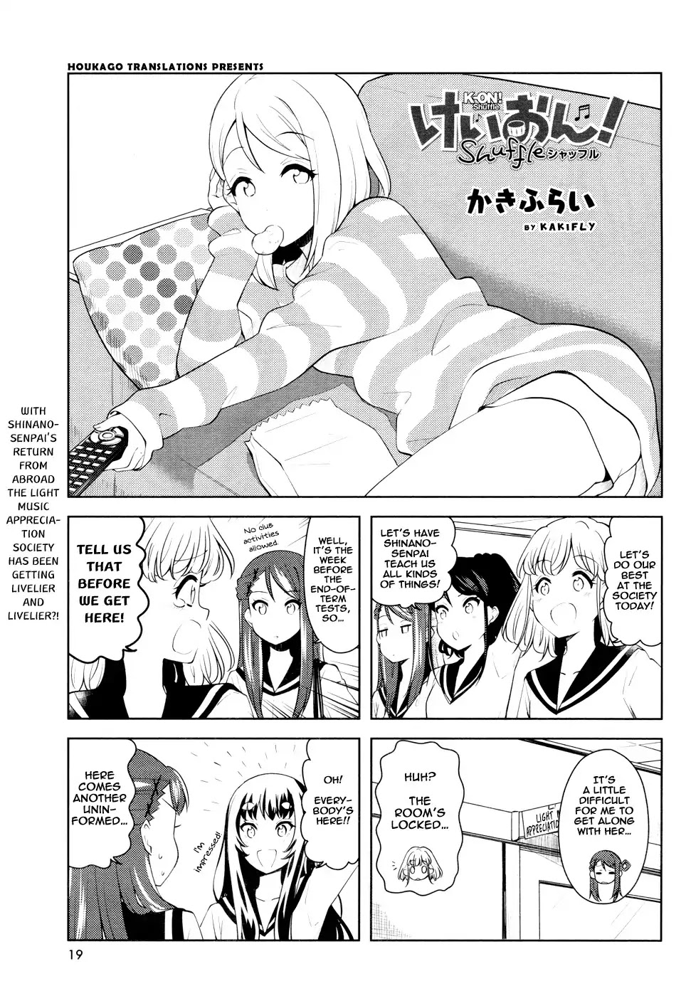 K-ON! Shuffle Chapter 10 page 1 - Chapter 10