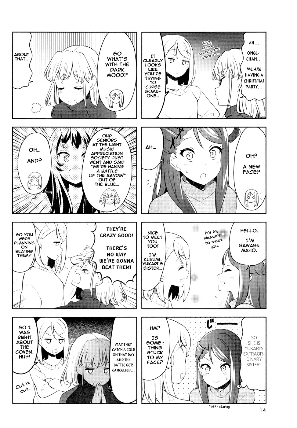 K-ON! Shuffle Chapter 13 page 2 - Chapter 13