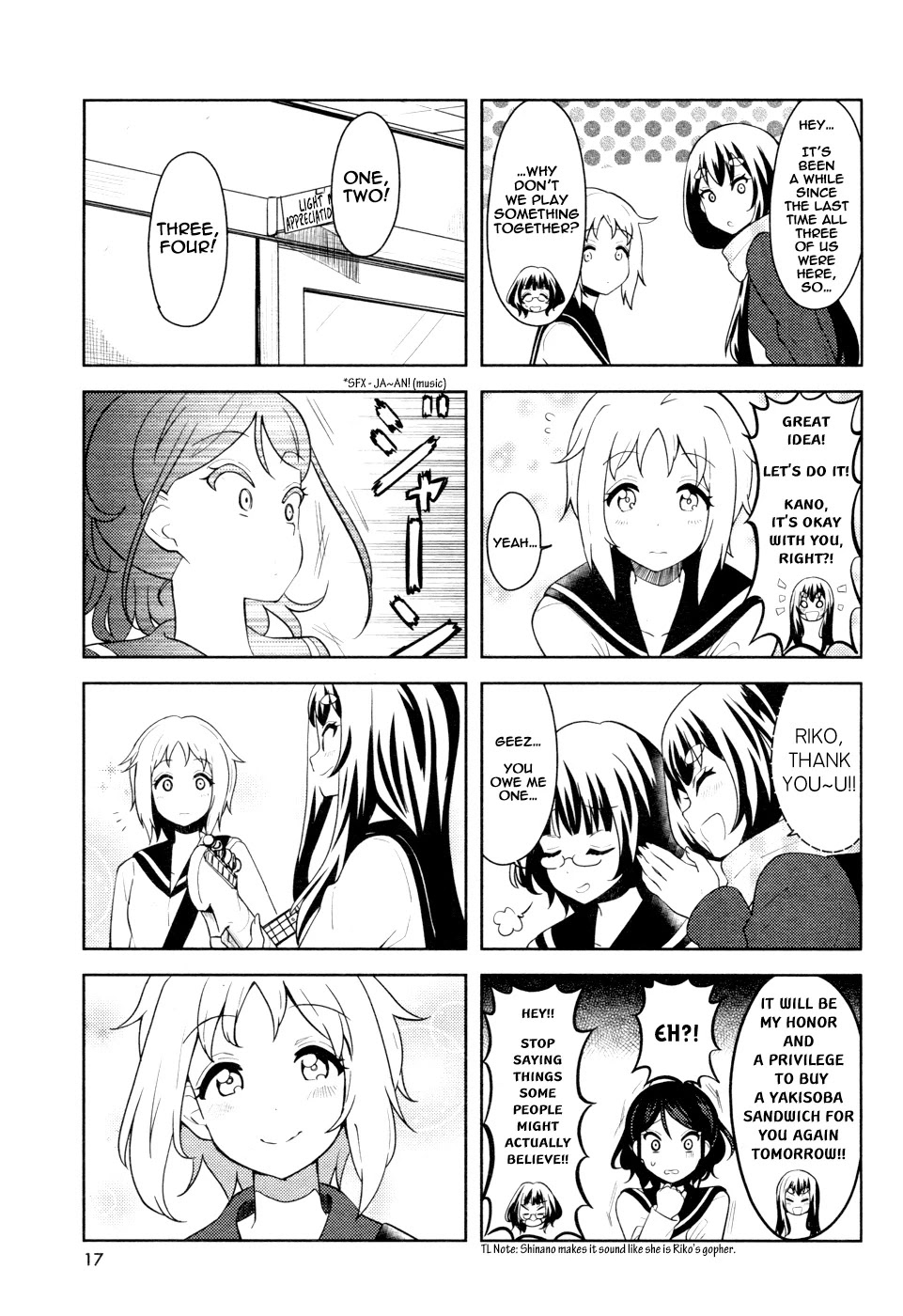 K-ON! Shuffle Chapter 17 page 5 - Chapter 17