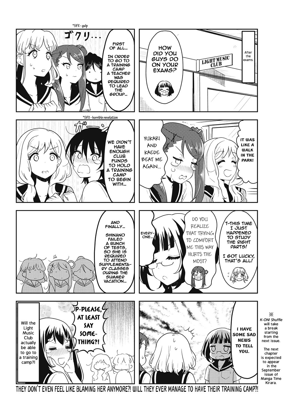 K-ON! Shuffle Chapter 32 page 6 - Chapter 32