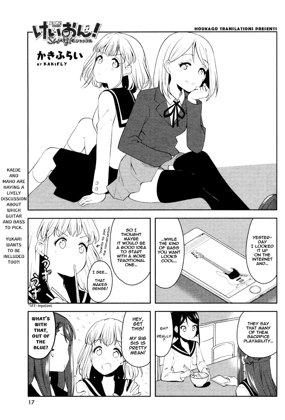 K-ON! Shuffle Chapter 4 page 1 - Chapter 4