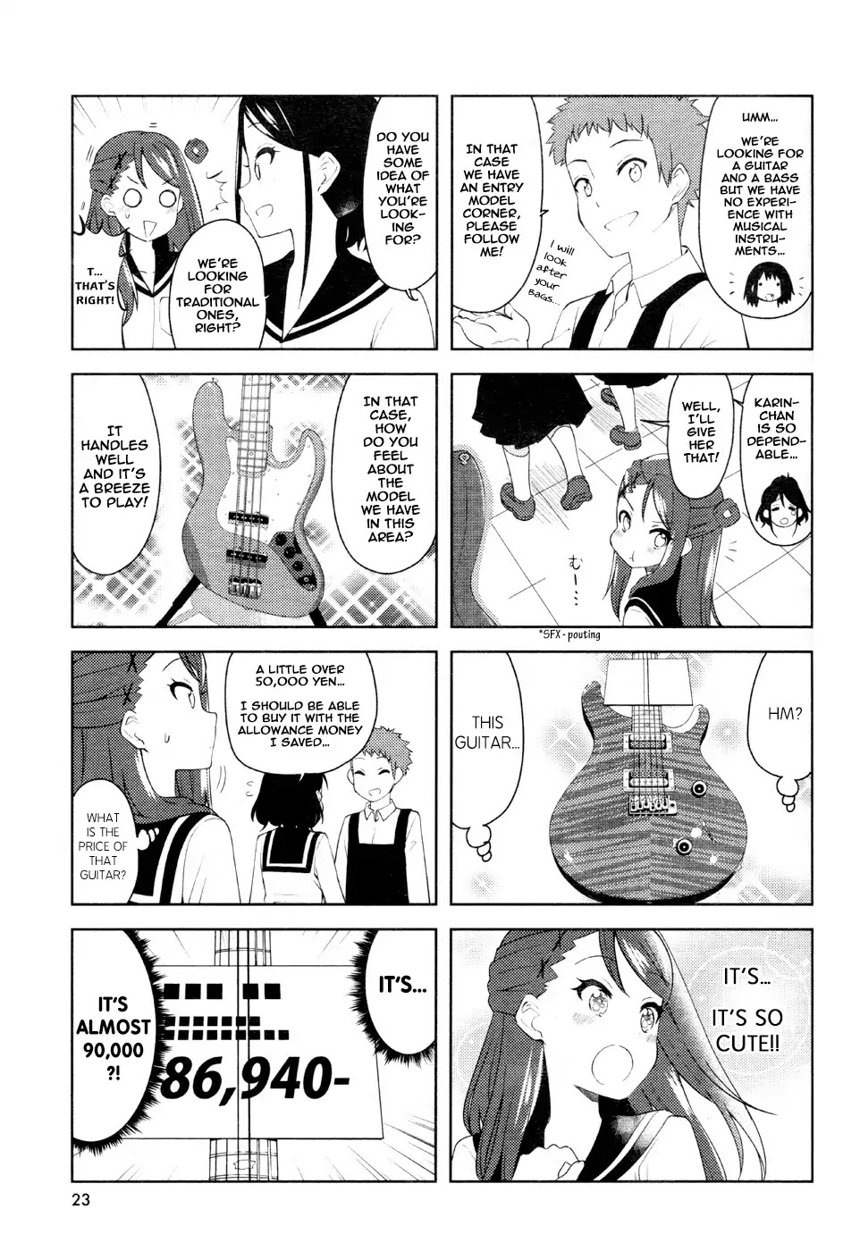 K-ON! Shuffle Chapter 4 page 7 - Chapter 4