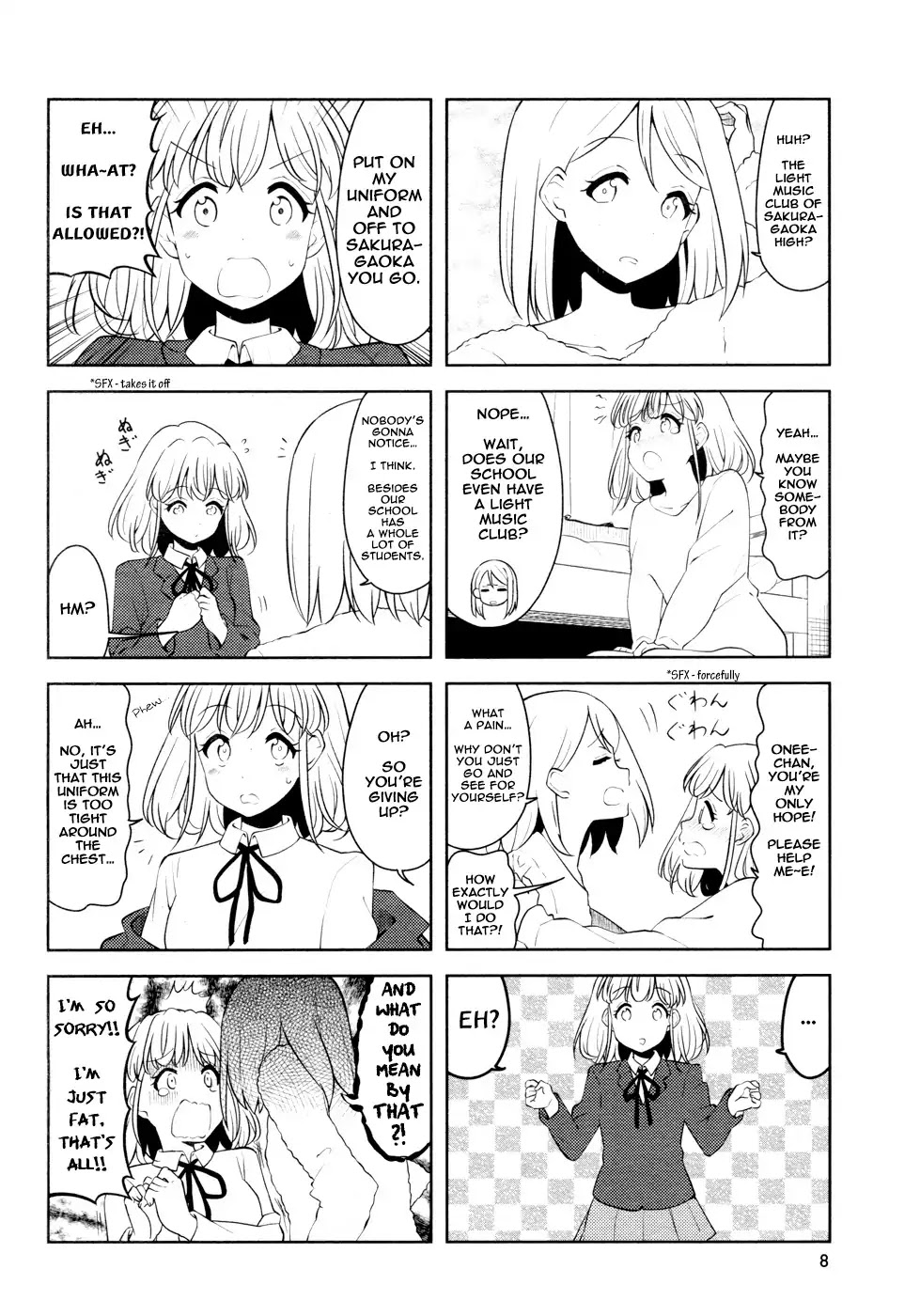 K-ON! Shuffle Chapter 7 page 4 - Chapter 7