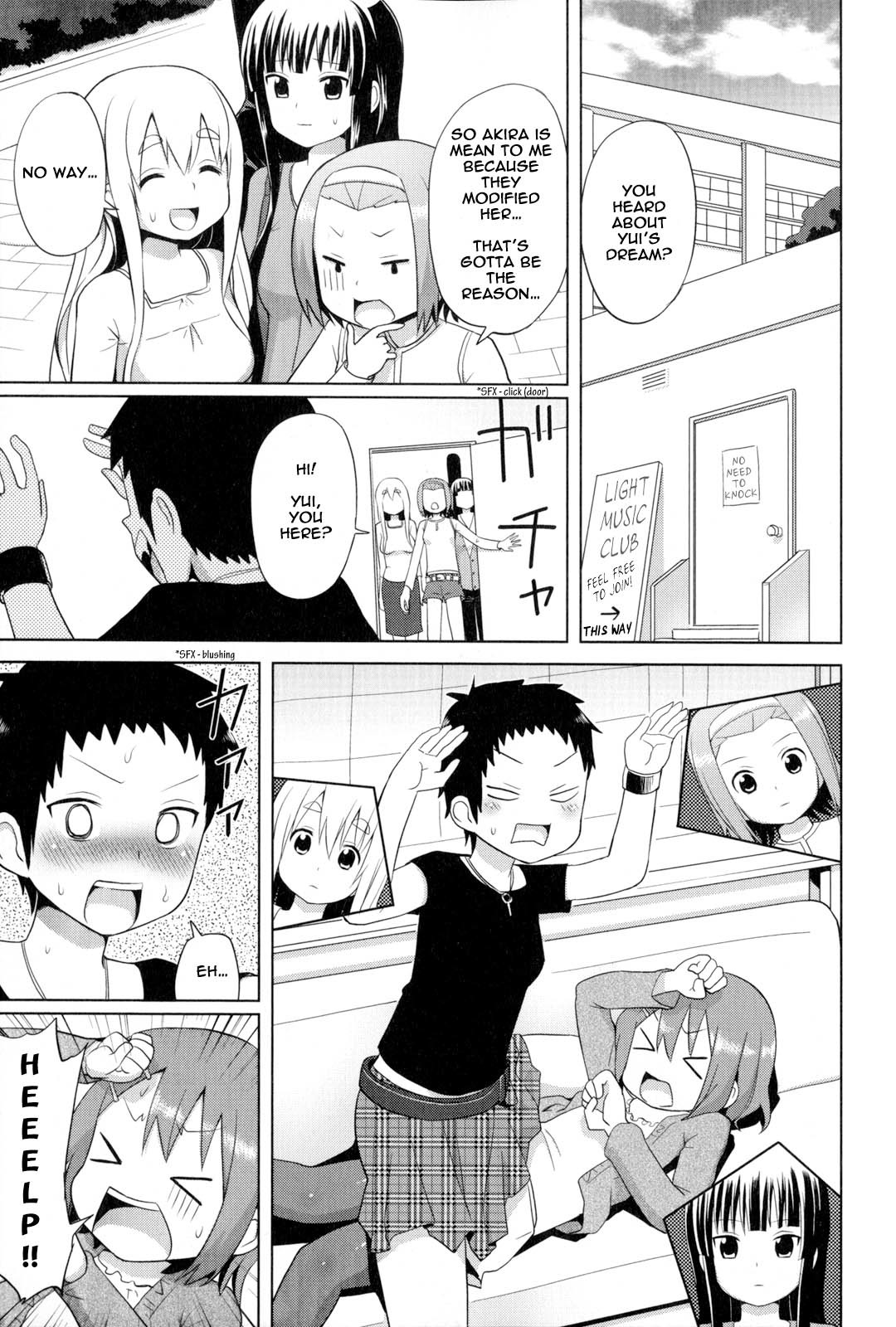 K-ON! Story Anthology Comic Chapter 11 page 3 - Chapter 11: Alien! (by Toire Komoru)