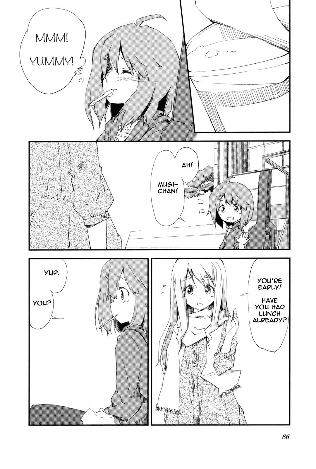 K-ON! Story Anthology Comic Chapter 13 page 2 - Chapter 13: Lunch Time! (by Mitsuya Kazutomo)