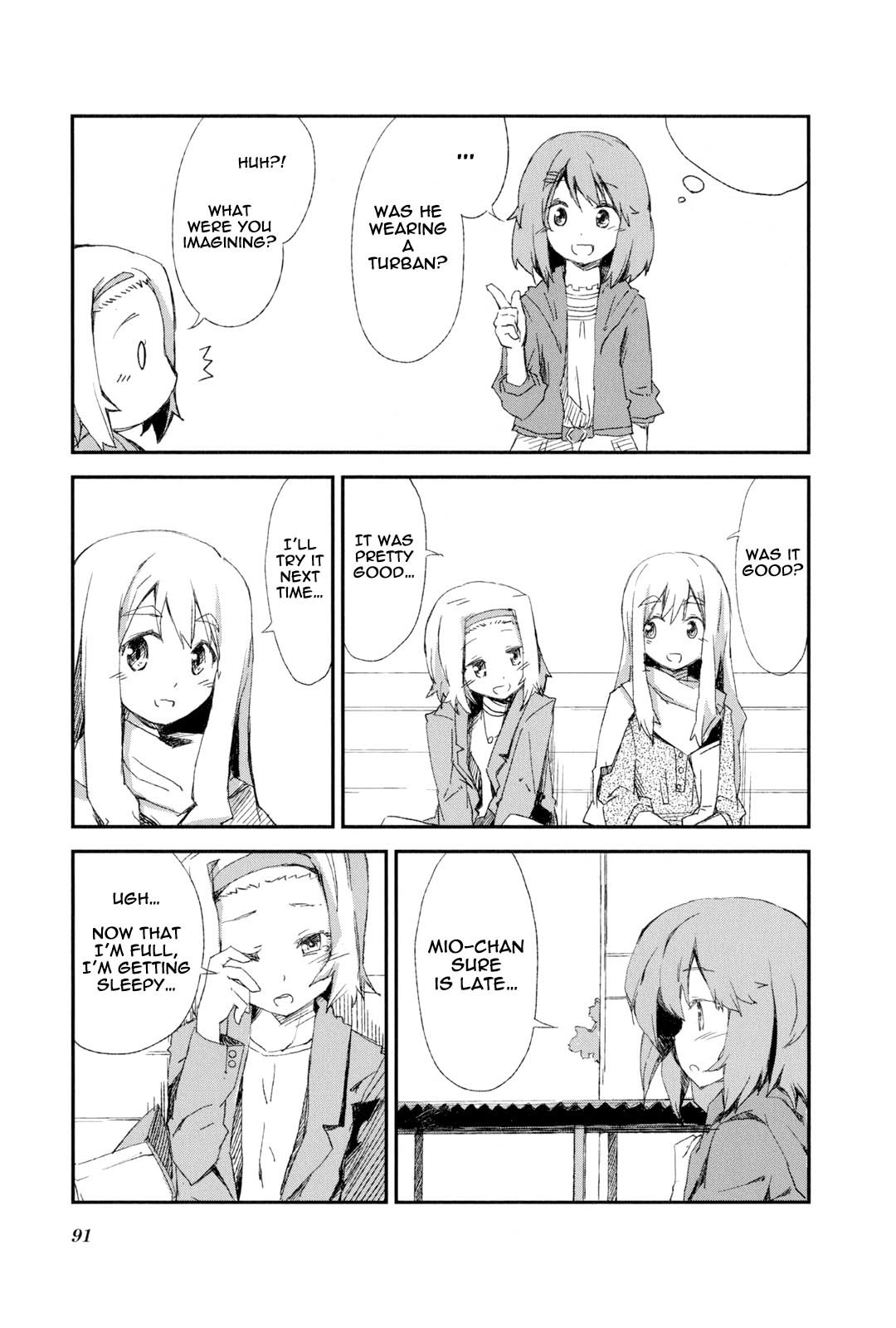 K-ON! Story Anthology Comic Chapter 13 page 7 - Chapter 13: Lunch Time! (by Mitsuya Kazutomo)
