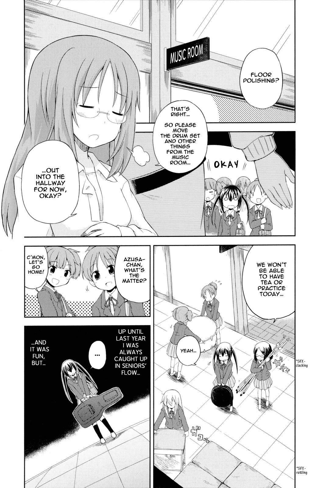 K-ON! Story Anthology Comic Chapter 27 page 2 - Chapter 27: Club President Azu-nyan Runs! (by Minamoto Tadashi)