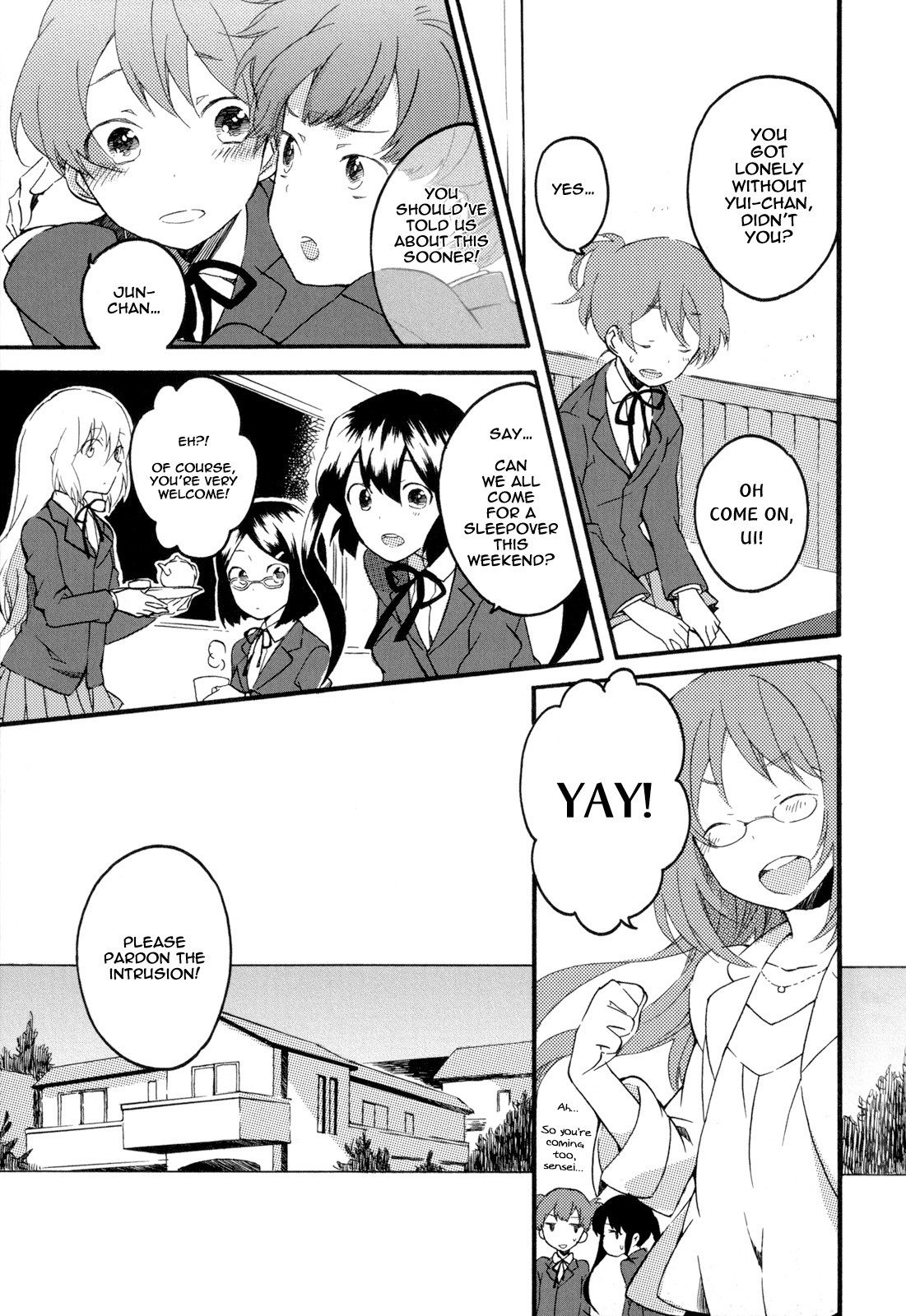 K-ON! Story Anthology Comic Chapter 28 page 3 - Chapter 28: Home Sweet Home (by Hami)