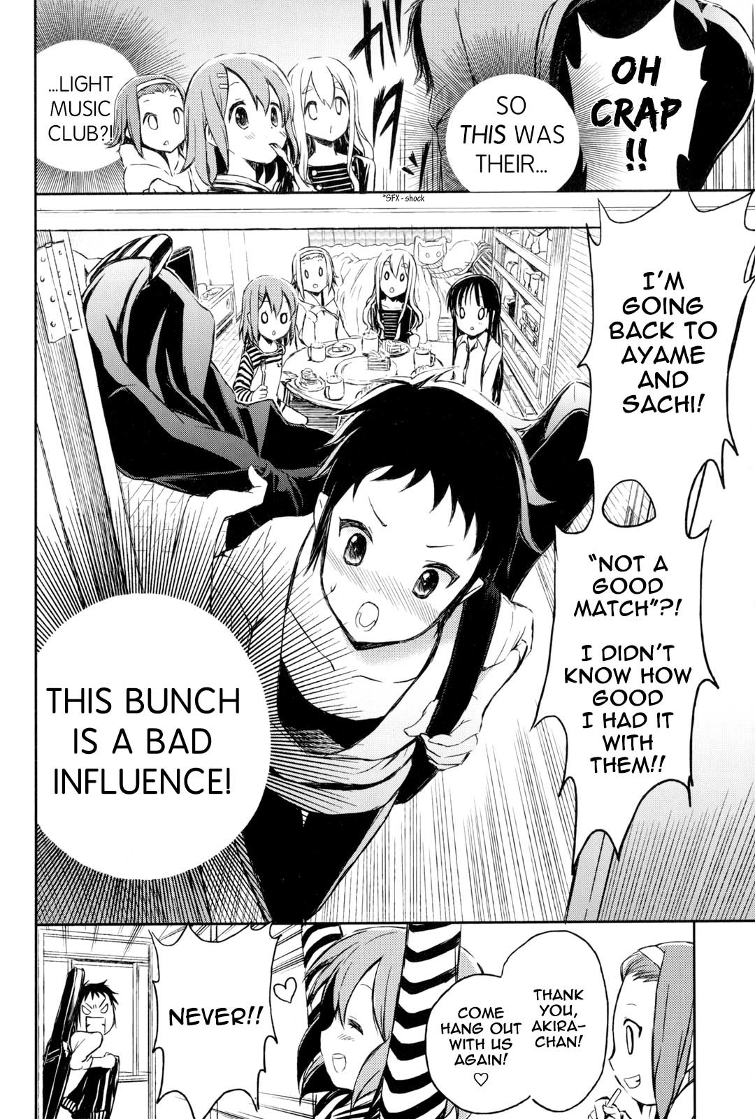 K-ON! Story Anthology Comic Chapter 3 page 8 - Chapter 3: Band Maintenance! (by Yamato Hina)