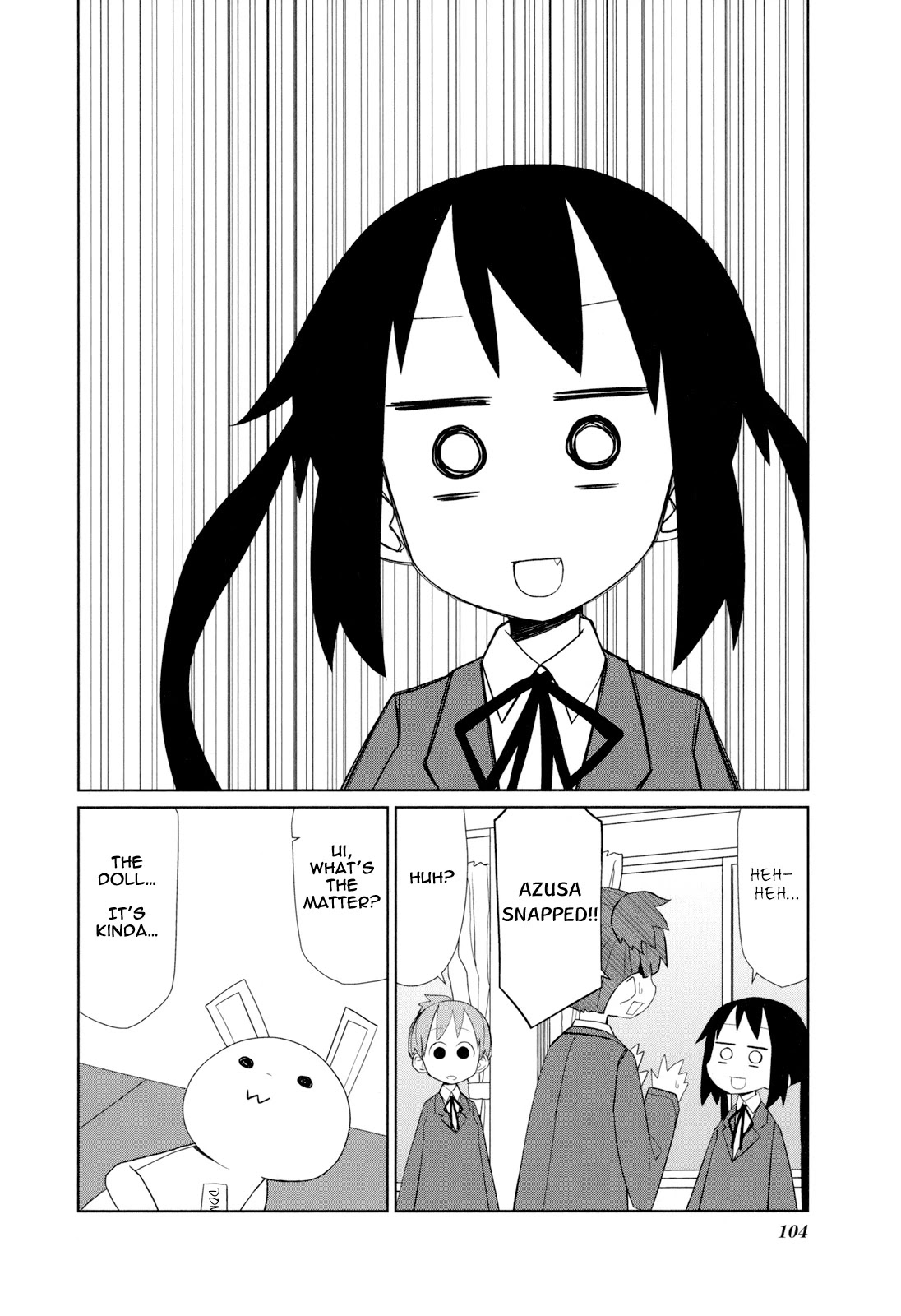 K-ON! Story Anthology Comic Chapter 30 page 6 - Chapter 30: Message (by Hatopopoko)